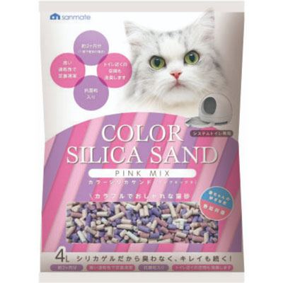 カラーシリカサンド　ピンクミックス４Ｌ