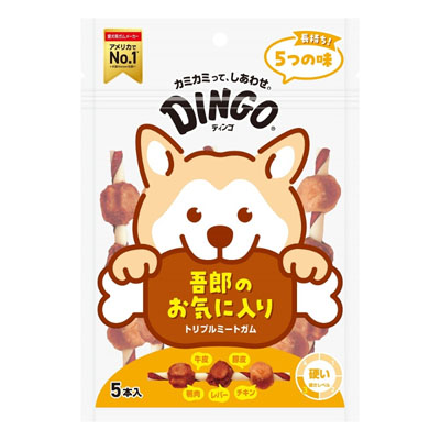 DINGO　トリプルミートガム5本入