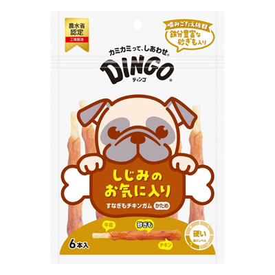DINGO　すなぎもチキンガムかため6本入