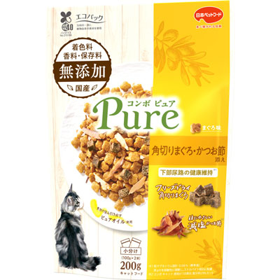 コンボピュアキャットまぐろ味・角切りまぐろ・かつお節添え２００ｇ