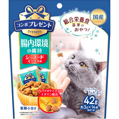 コンボ　プレゼント　キャット　おやつ　腸内環境の維持 42g