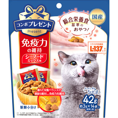 コンボ　プレゼント　キャット　おやつ　免疫力の維持 42g