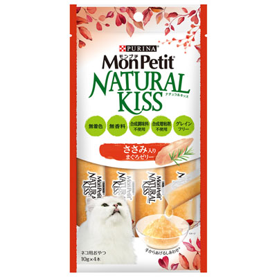 モンプチ　ナチュラルキッスささみ入りまぐろゼリー40g