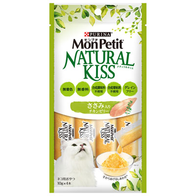 モンプチ　ナチュラルキッスささみ入りチキンゼリー40g