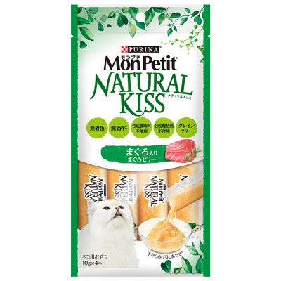 モンプチ　ナチュラルキッス　まぐろ入りまぐろゼリー４０ｇ