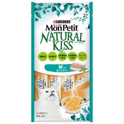 モンプチ　ナチュラルキッス鯛入りまぐろゼリー40g