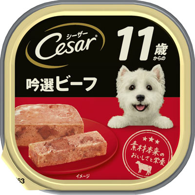 シーザー　11歳からの吟選ビーフ100g