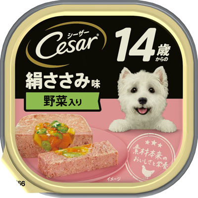 シーザー　14歳からの絹ささみ味野菜入り100g