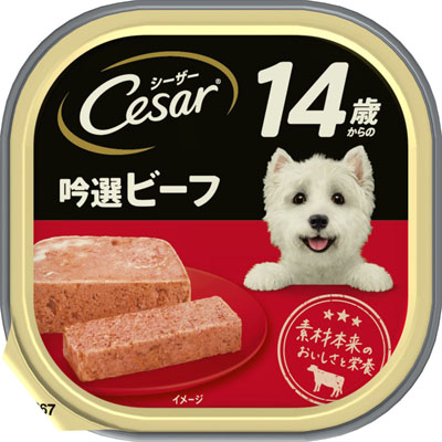 シーザー　14歳からの吟選ビーフ100g