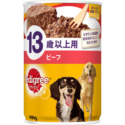 ペディグリー　１３歳以上用　ビーフ４００ｇ
