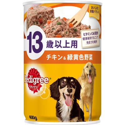 ペディグリー　１３歳以上用　チキン＆緑黄色野菜４００ｇ