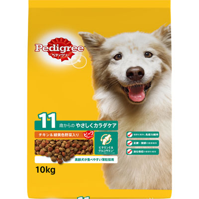 ペディグリー　11歳から用ヘルシーチキン＆緑黄色野菜入り10kg