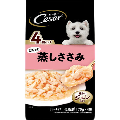 シーザー　ごろっと蒸しささみ７０ｇ×４袋