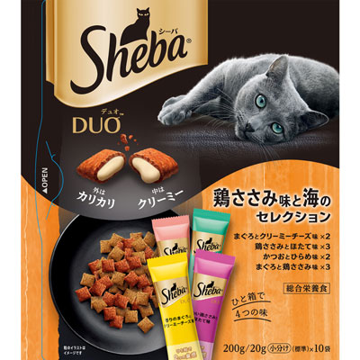シーバデュオ　鶏ささみ味と海のセレクション２００ｇ