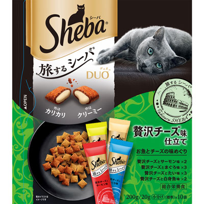 シーバデュオ　旅するシーバ　贅沢チーズ味仕立て　お魚とチーズの味めぐり２００ｇ