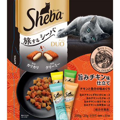 シーバデュオ　旅するシーバ　旨みチキン味仕立て　チキンと魚介の味めぐり２００ｇ