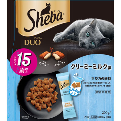 シーバ　デュオ15歳以上クリーミーミルク味200g