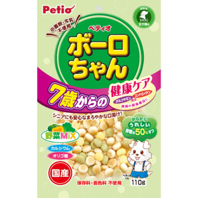 体にうれしい　ボーロちゃん　７歳からの健康ケア　野菜Ｍｉｘ１１０ｇ