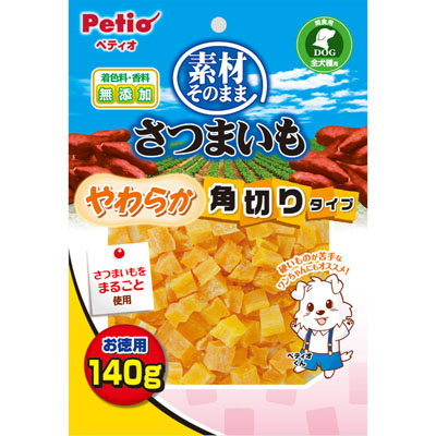ペティオ　素材そのまま　さつまいも　やわらか角切りタイプ 140g