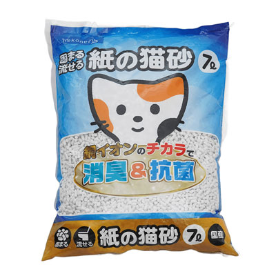 ｎｅｋｏｎｅｒｕ　固まる流せる紙の猫砂７Ｌ