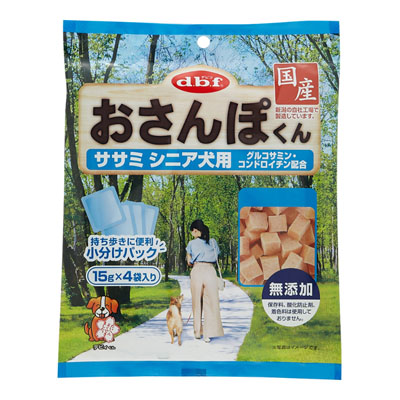 デビフ　おさんぽくんササミシニア犬用60g(15g×4)