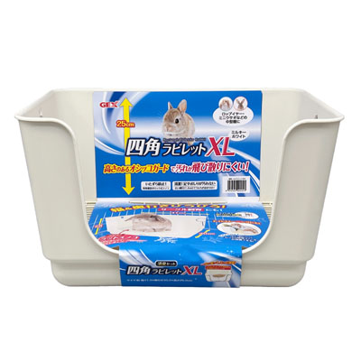 ジェックス　四角ラビレット　XL消臭セット　ミルキーホワイト