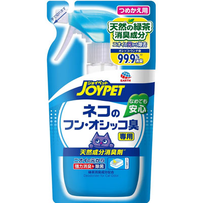 ジョイペット　天然成分消臭剤　ネコのフン・オシッコ臭専用詰替　240ML
