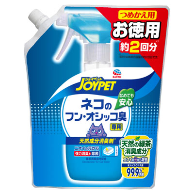 ジョイペット　天然成分消臭剤ネコのフン・オシッコ臭専用ジャンボパック　450ML