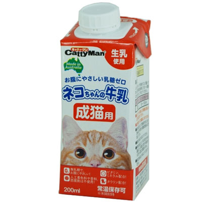 ネコちゃんの牛乳　成猫用２００ｍｌ