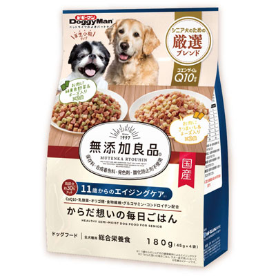 無添加良品　からだ想いの毎日ごはん　１１歳からのエイジングケア１８０ｇ（４５ｇＸ４）