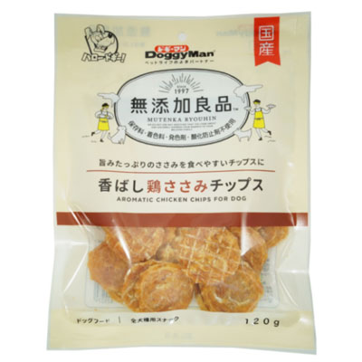 無添加良品　香ばし鶏ささみチップス１２０ｇ