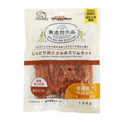 無添加良品　しっとり鶏ささみのスリムカット１２０ｇ