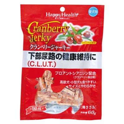クランベリージャーキー　愛犬用６０ｇ