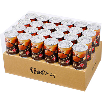 【送料無料】備蓄deボローニャ　プレーン　24缶