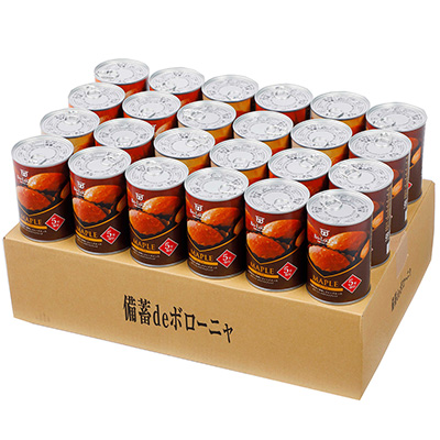 【送料無料】備蓄deボローニャ　メープル　24缶