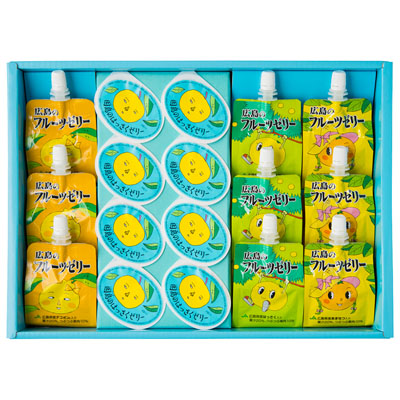 【送料込み】広島のフルーツゼリー＆八朔ゼリーセット