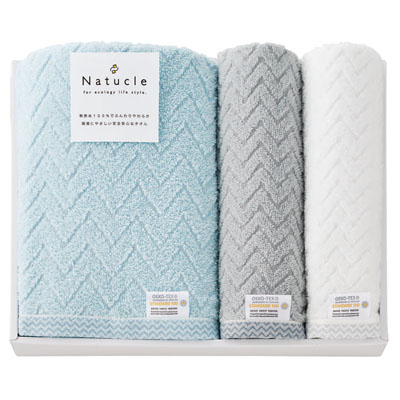 ナチュクル バス・フェイスタオルセット