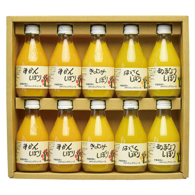 伊藤農園 100％ピュアジュース 4種飲み比べ10本