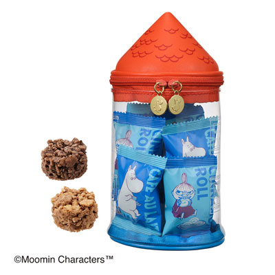 ムーミン × メリーチョコレート ムーミンやしき ポーチ（2種のクランチチョコレート）