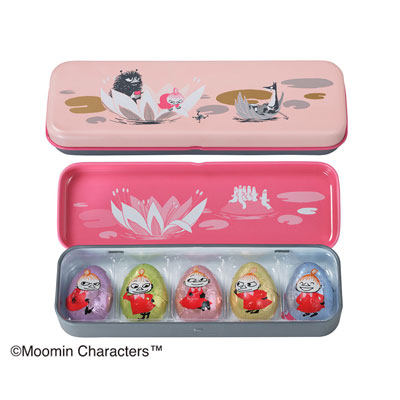 ムーミン × メリーチョコレート リトルミイの水遊び （パフ イン ミルクチョコレート）