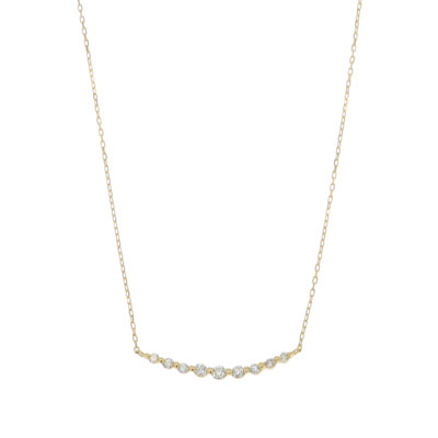 K18ダイヤネックレス0.1ct