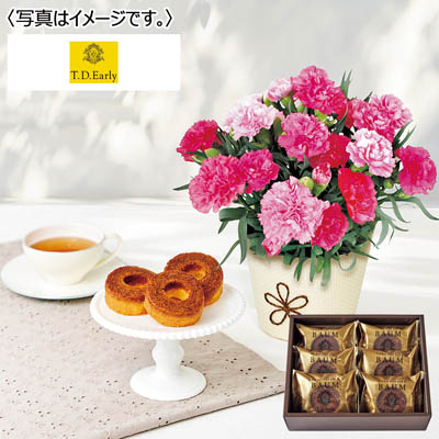 【限定200セット】カーネーション(ホットハート)&「T.D.Early」キャラメリゼバウム