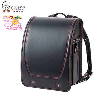 くるピタ（R）安ピカッ（R）フィットちゃん（R）シンプルレイヤー<ブラック/レッド>